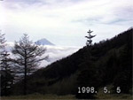 １９９８年５月南アルプス甘利山から千頭星山縦走